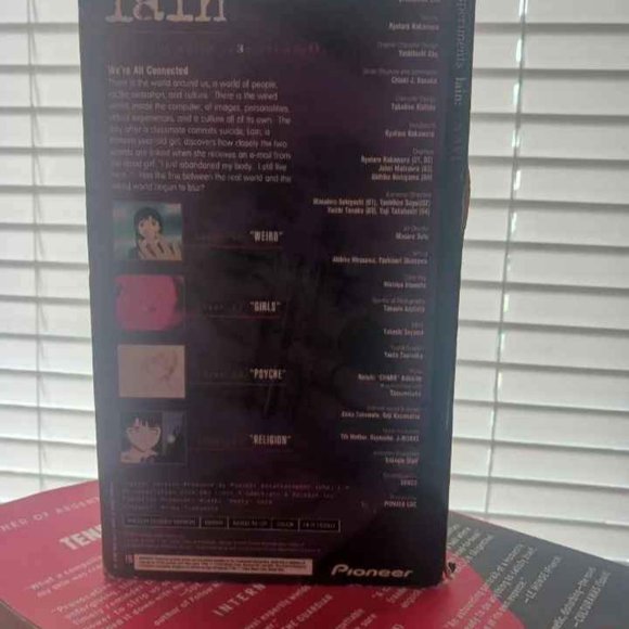 Serial Experiments Lain Anime VHS Tape *Rare* - Picture 3 of 3